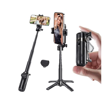 Мини-штатив Jmary MT-18 для телефона 12-42 см, Bluetooth-пульт, алюминий (DCA4527099E6)