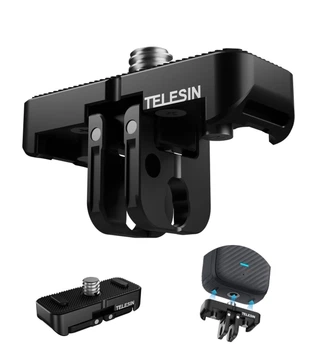 Адаптер 1/4 для Insta360 X4 на крепление Telesin, алюминиевый, с амортизацией. (81C3DE884535)