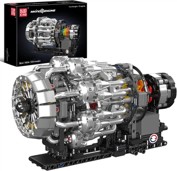 Детский конструктор Mould King Mking Engine Turbojet Двигатель, 1214 деталей (F8D0A20615E2)