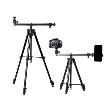 Горизонтальный алюминиевый штатив-трипод Jmary KP-2207 для телефона и камеры 40-134 см (F1E61AD6F46E)