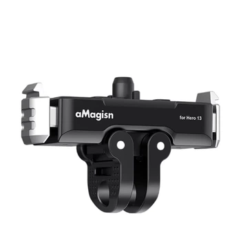 Быстросъемное магнитное крепление aMagisn AP16 для GoPro 13, алюминиевое, 20 г (BBF81F19D113)