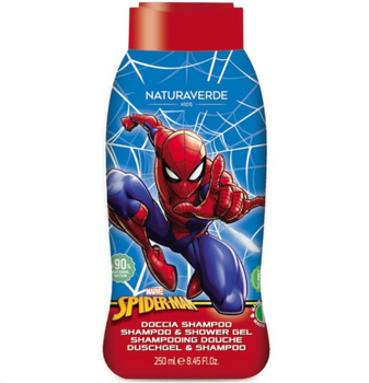 Шампунь и гель для душа 2в1 Naturaverde Kids Marvel Spiderman Shampoo & Shower Gel 250 мл