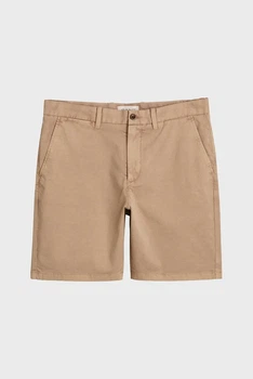 Чоловічі бежеві шорти REG DOBBY CHINO SHORTS Gant 36 205507