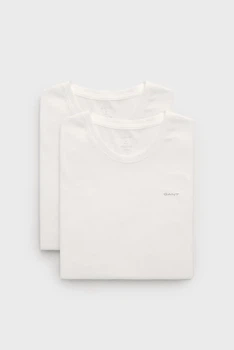 Чоловіча біла футболка (2 шт) Gant XL 900002008