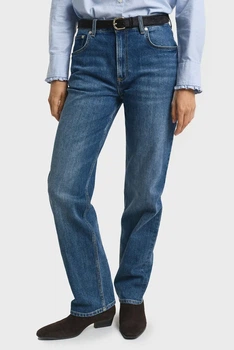 Жіночі сині джинси STRAIGHT STRETCH Gant 26-32 4100304
