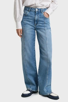 Жіночі сині джинси RELAXED STRETCH SEAM Gant 30 4100255