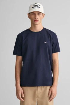 Чоловіча темно-синя футболка REG SHIELD SS T-SHIRT Gant L 2003184