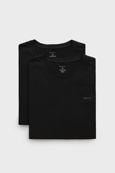 Чоловіча чорна футболка (2 шт) Gant S 900002008