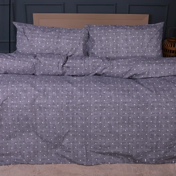 Комплект постільної білизни MirSon Сімейний 2x160x220 см 17-0964 Misty Dots Ranforce Elite (2200013259732)