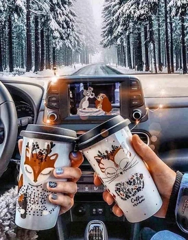 Алмазна мозаїка Мій ліс моя казка мій coffe man 30*40см в Dreamtoys (S20355)