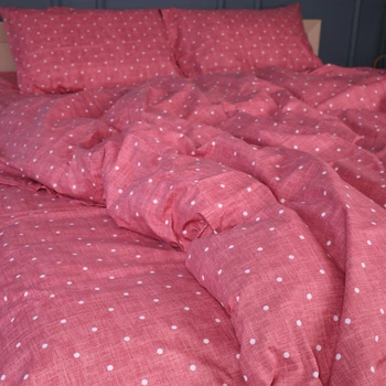 Простынь Ranforce Elite 17-0965 Blush Dots 150*220