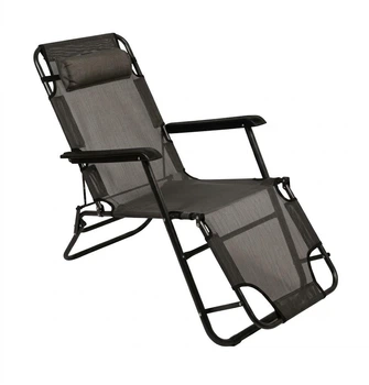 Кресло-шезлонг M 153*60*80см MH-3913 коричневое.