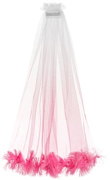 Фата з китицями Party Deco 69 см Рожева (5904555079816)