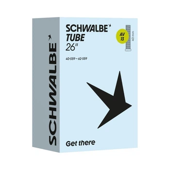 Камера Schwalbe AV 13 Standard, 26", 40/62-559, ниппель AV 40 мм
