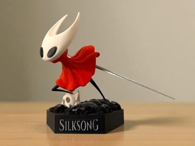 Колекційна фігурка Hornet з гри Hollow Knight: Silksong на підставці. Aivory
