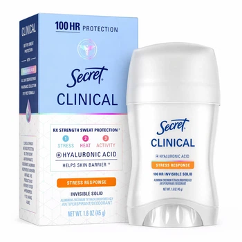 Дезодорант антиперспирант Secret Clinical Strength Invisible Solid Stress Response женский сухой 45 г