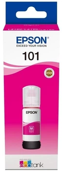 Краска для принтера чернила Epson 101 for L4150/ L4160/ L6160/ L6170/ L6190 Magenta (C13T03V34A) 127 мл малинового цвета