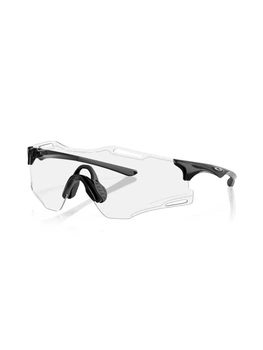 Спортивные фотохромные очки OAKLEY Cybr Zero OO9512D-0639 Polished Black/Clear Photochromic 50% Black Iridium