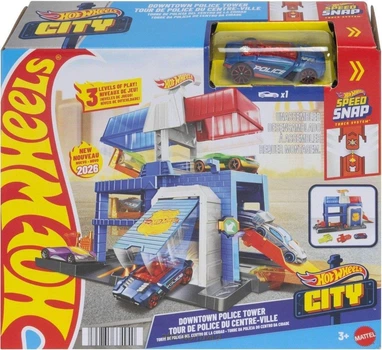 Tor samochodowy Hot Wheels City Komisariat policji JHL74 (0194735334940)