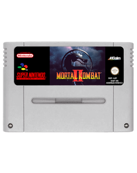 Игра Nintendo SNES Mortal Kombat II Europe Английская Версия Только Картридж Б/У