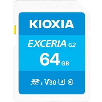 Карта пам’яти KIOXIA EXCERIA G2 SDXC 64GB U3 V30 (LNEX2L064GG4)