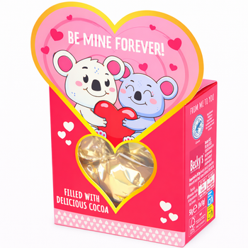 Шоколадні цукерки Becky's «Be Mine Forever» у коробці у формі серця 50 г