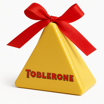 Подарункова коробка Toblerone Triangle Gift Box з шоколадом 56 г