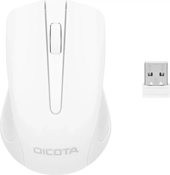 Миша Dicota Comfort Wireless White (D31659W)