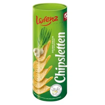 Чипсы картофельные Lorenz Chipsletten со вкусом зеленого лука 100 г
