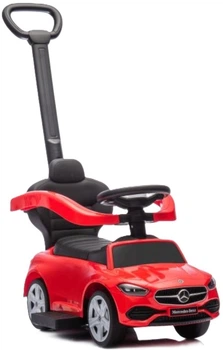 Толокар дитячий LEAN Toys Mercedes 3в1 з ручкою Червоний (5905991061267)