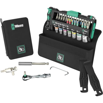 Набір біт і головок торцевих з тріскачкою (40 предметів) Wera Bicycle Set 3A (05004188001)