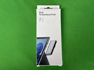 Док-станция Surface Pro 8, 5 in 2 HDMI 4K, USB 3.0, USB 2.0, TF Card Slot, RJ-45