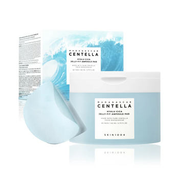 Пады для лица с центеллой и гиалуроновой кислотой SKIN1004 Madagascar Centella Hyalu-Cica Jelly-Fit Ampoule Pad