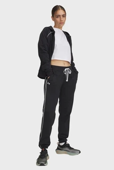 Жіночий чорний спортивний костюм (худі, штани) UA Rival Tricot Tracksuit HD Under Armour XS 6001966-001