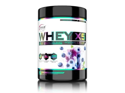 Whey-X5 Genius Nutrition (900 грамів) Смак Чорниця