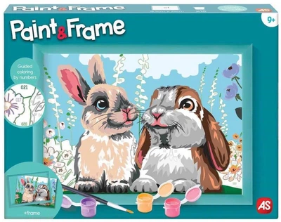 Малювання за номерами As Company Paint & Frame Чарівні кролики 1038-41011 (5203068410117)