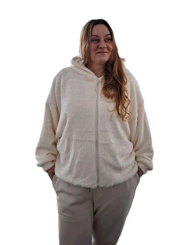 Жіноча кофта, "Травичка", молочний, XL розмір