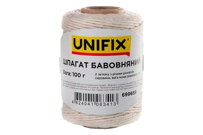 Шпагат хлопковый Unifix 100г (699659)