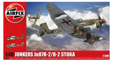 Збірна модель 1:48 літак Junkers Ju87R-2/B-2 Stuka Airfix A07115