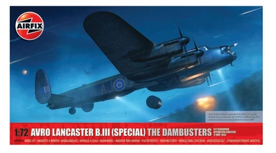 Збірна модель 1/72 літак Avro Lancaster B.III (SPECIAL) 'THE DAMBUSTERS' Airfix A09007A