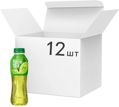 Упаковка безалкогольного напою Fuzetea Lime-Mint 500 мл х 12 шт (5942321001753)