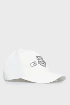 Чоловіча біла кепка LOGO CRINKLE CAP Gant OS 9900228