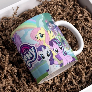Чашка глянцевая My Little Pony Май литл пони 330 мл (ЛП031358)