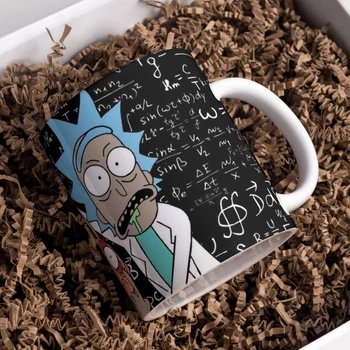 Чашка глянцевая Rick and Morty Рик и морти 330 мл (РМ030138)
