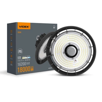 LED светильник высотный ХайБей VIDEX 100W 5000K 18000Lm Черный