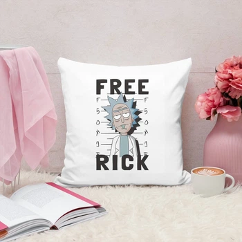 Подушка плюшевая Rick and Morty Рик и морти 35х35 см (РМ014143)