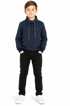 Реглан-стійка для хлопчика Cegisa 400401, щільний трикотаж, на манжетах, розмір 152, джинс