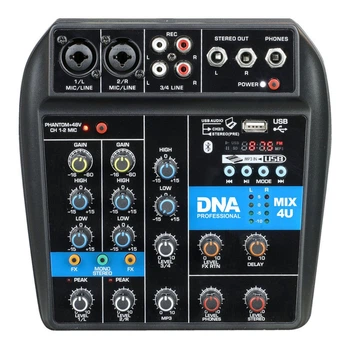 Mikser audio DNA MIX 4U USB MP3 Bluetooth (5907780141099)