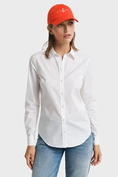 Жіноча біла сорочка SLIM POPLIN SOLID Gant 34 4300486