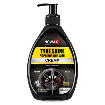 Чорніння для шин Nowax Tyre Shine Cream 500мл NX50150